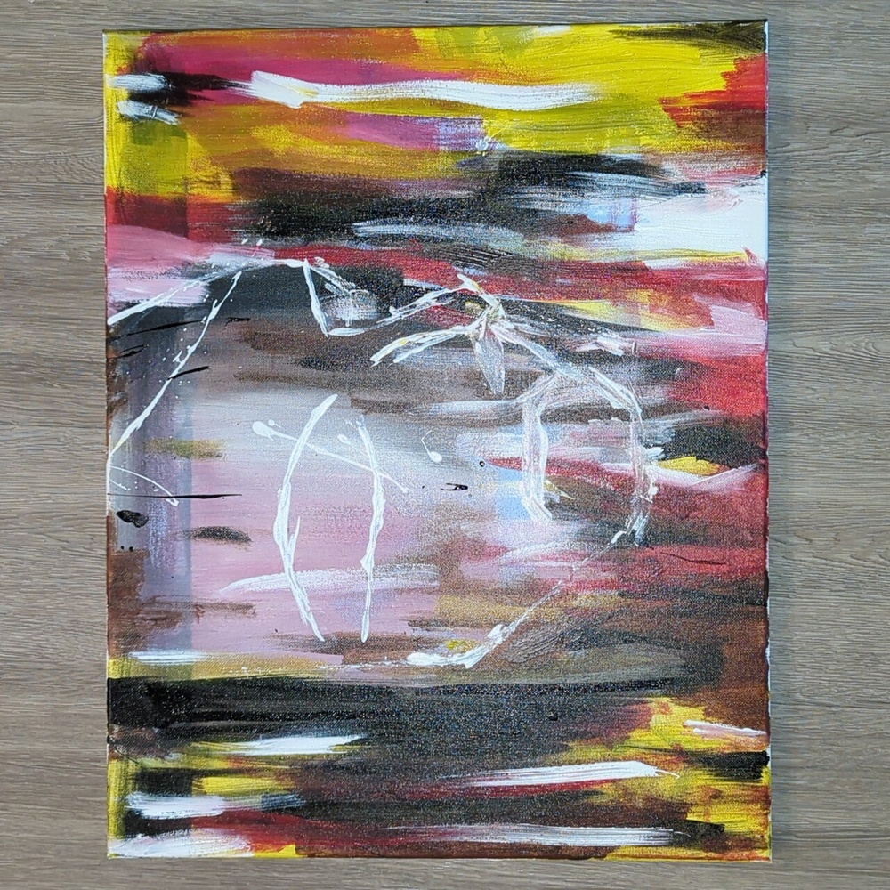 Acrylic Painting "mask"